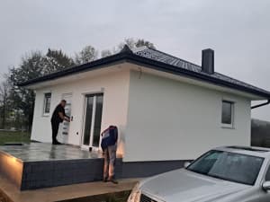 Construction of prefabricated houses with metal structures, hall all nar photo 13