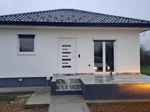 Construction of prefabricated houses with metal structures, hall all nar photo 14