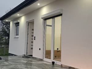 Construction of prefabricated houses with metal structures, hall all nar photo 16