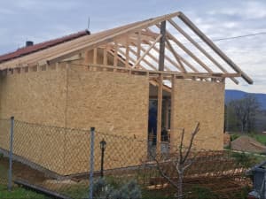 Construction of prefabricated houses with metal structures, hall all nar photo 20