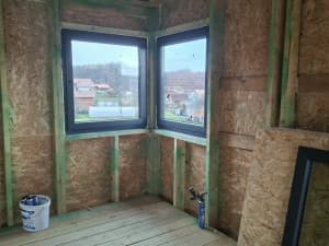 Construction of prefabricated houses with metal structures, hall all nar photo 24