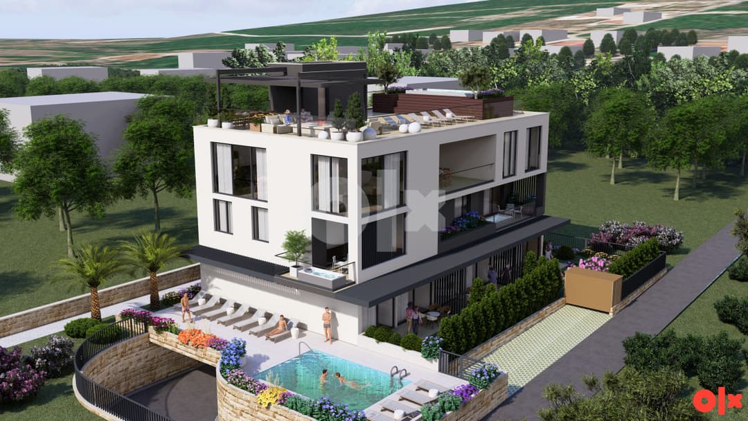 Apartment Zadar-Sukošan-Private Roof Terrace with Pool photo 13