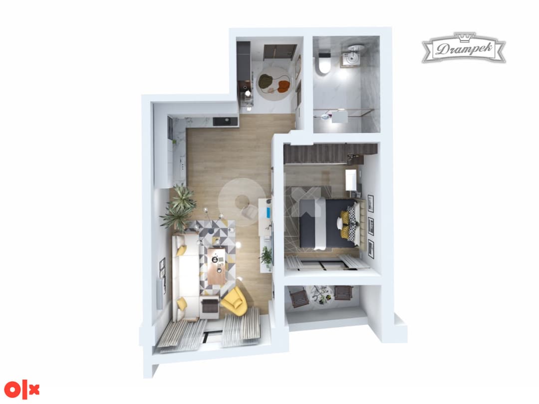 Two-room apartment 45.20 m2 Tuzla - TCT Sjenjak photo 3