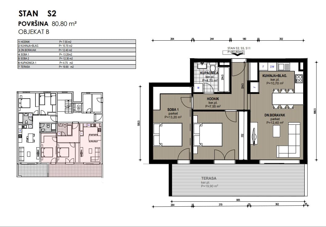 Apartments Živogošće for sale 52-94m2 photo 12