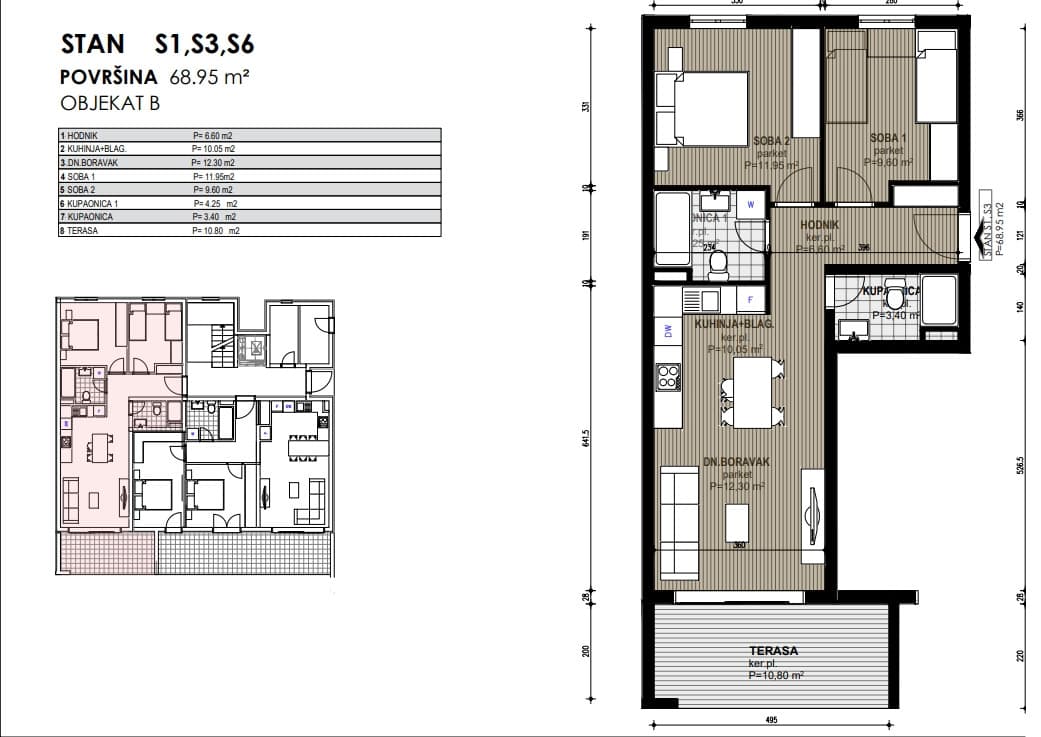 Apartments Živogošće for sale 52-94m2 photo 13