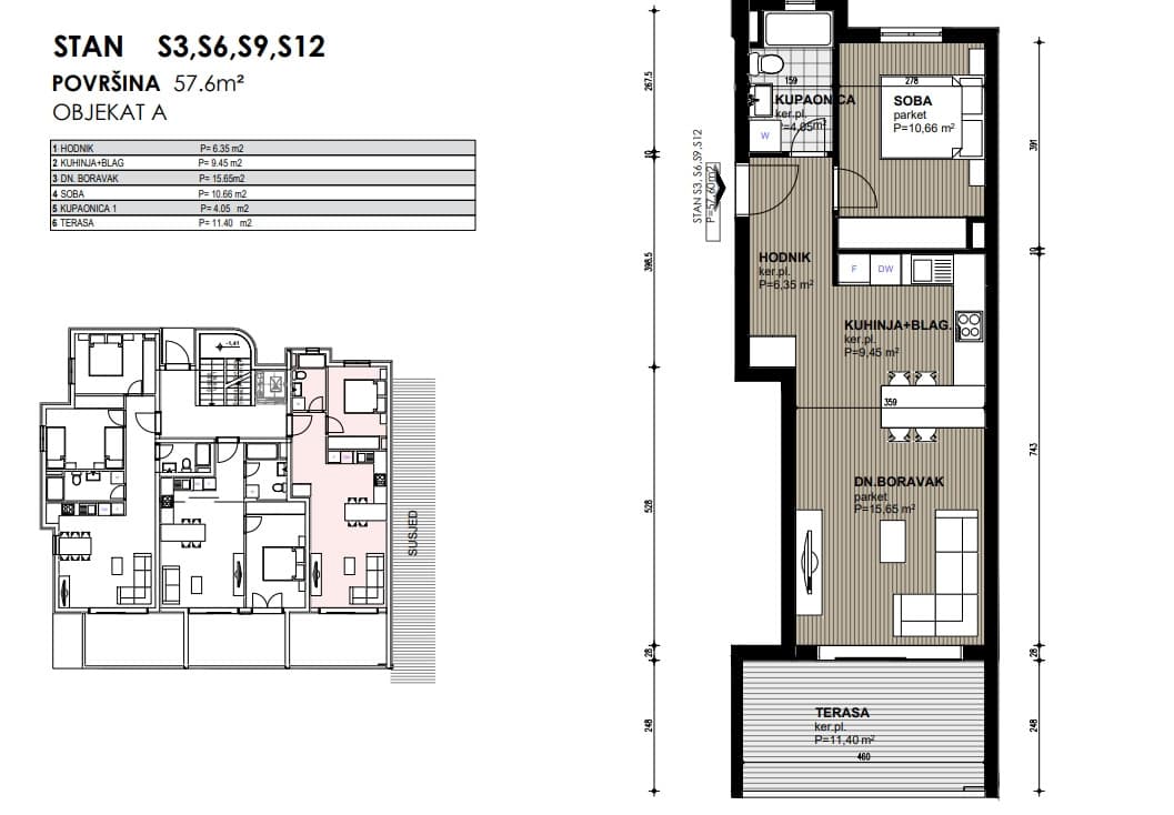 Apartments Živogošće for sale 52-94m2 photo 15