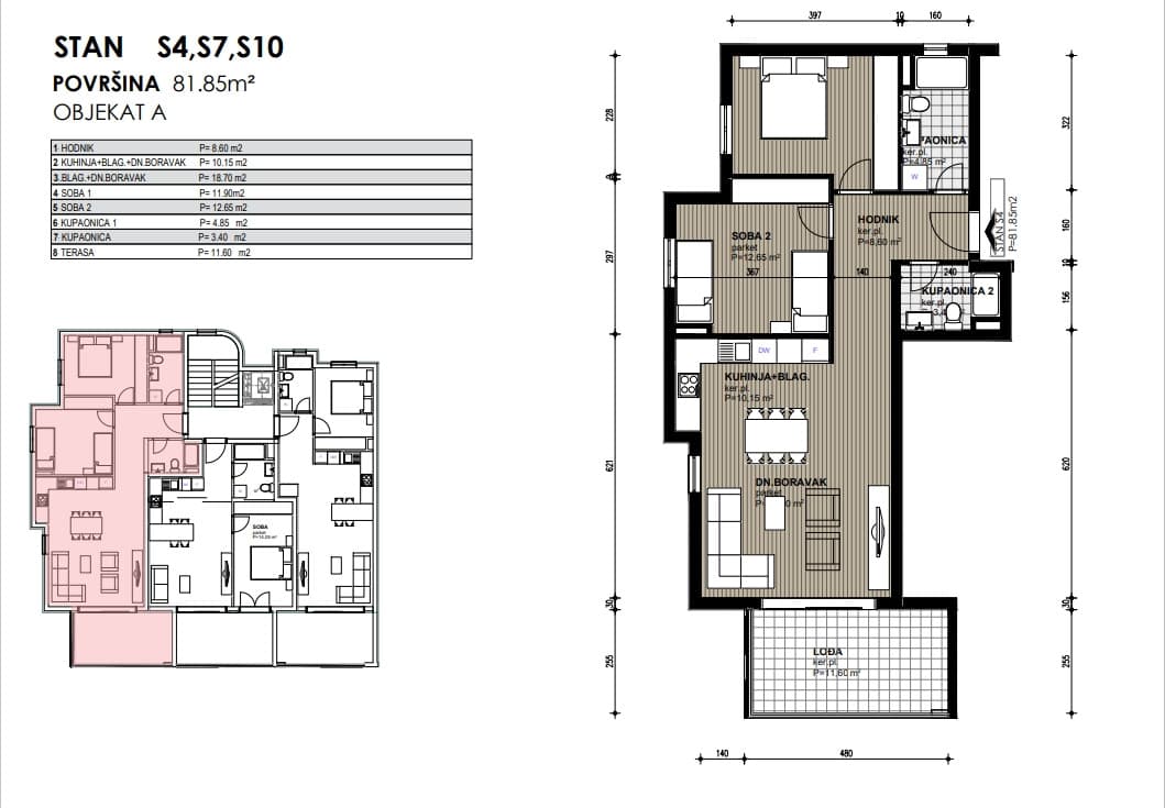 Apartments Živogošće for sale 52-94m2 photo 14
