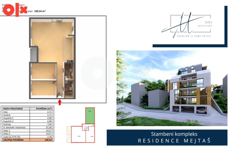 Mejtaš | Apartment 109.19m2 | New Construction | City Center photo 14