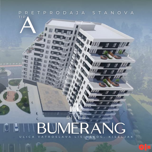 RIVER BUMERANG KISELJAK TWO-BEDROOM APARTMENT 68.61m2