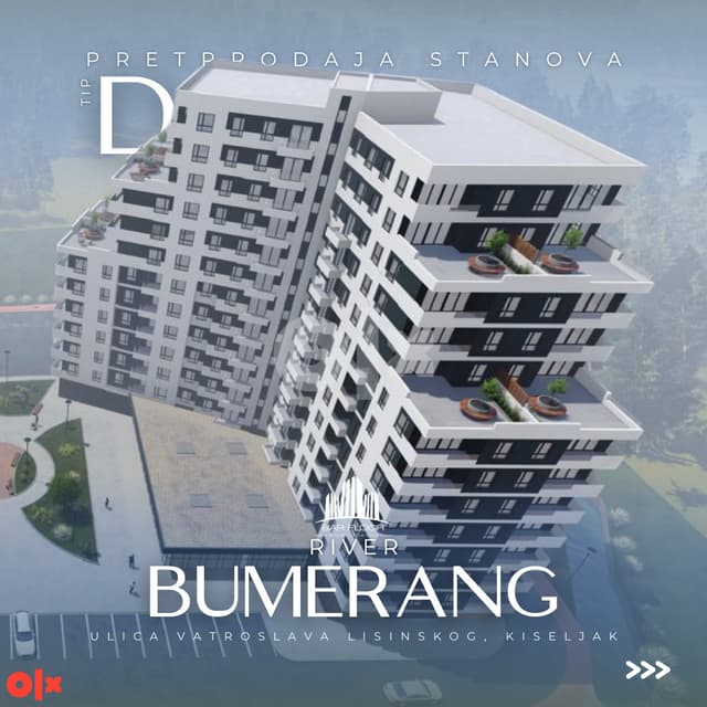 RIVER BUMERANG KISELJAK TWO-ROOM APARTMENT 74.09m2