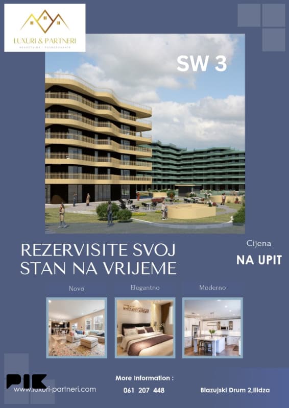Waves 3 Ilidza - 74 apartments, high standard - garage - heat pump