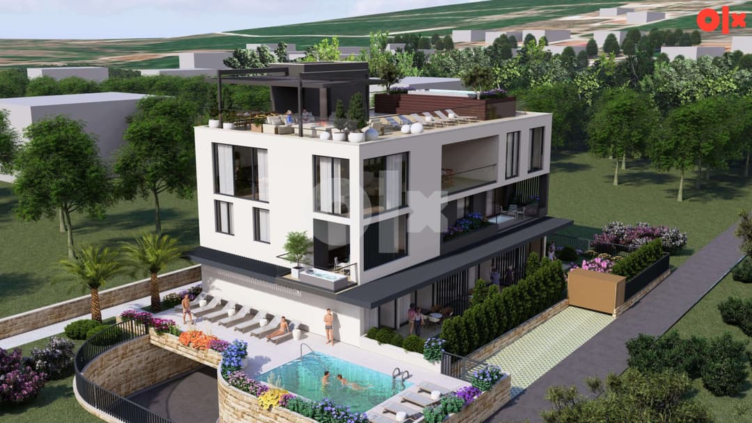 Zadar-Sukošan Hills - Private rooftop terrace with pool, Net 250 m2 photo 14