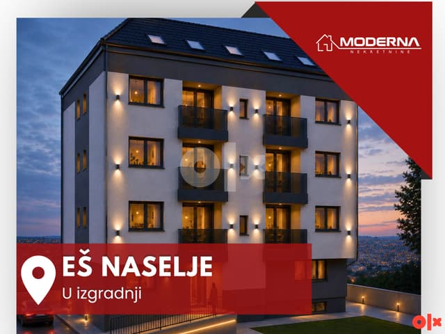 Apartment under construction, 52m2, EŠ Brčko