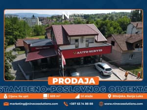 RESIDENTIAL-COMMERCIAL BUILDING - BANJA LUKA - 605 m2