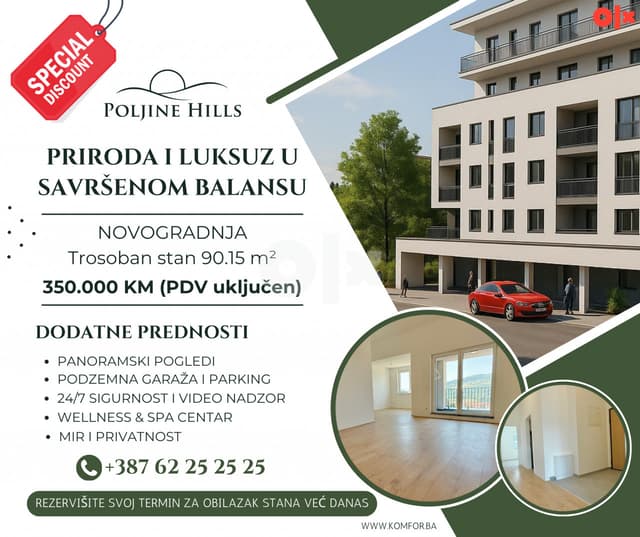 PROMOTION – NEW BUILD/90.15m² / Poljine Hills