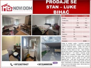 FOR SALE - Apartment - LUKE - BIHAĆ
