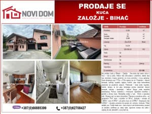 FOR SALE - House - ZALOŽJE - BIHAĆ
