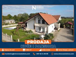 HOUSE AND BUSINESS PREMISES PENSION - LAKTAŠI - 650 m2