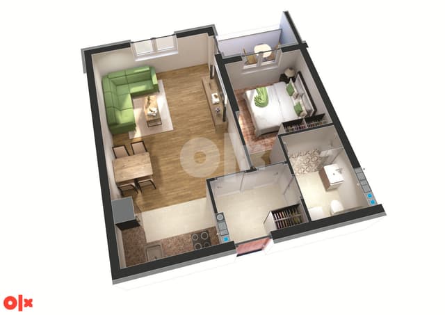 Apartment 44.00 m2 East Sarajevo Lukavica