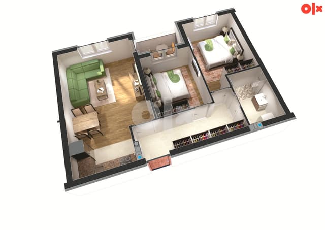 Apartment 56.50 m2 East Sarajevo Lukavica