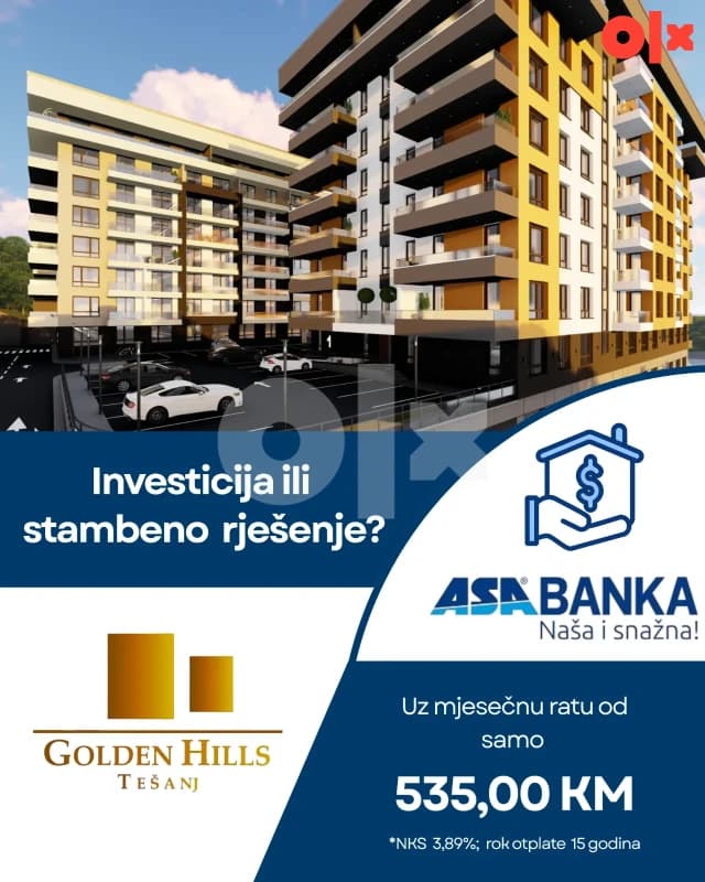 Apartment Tešanj 25.7m2