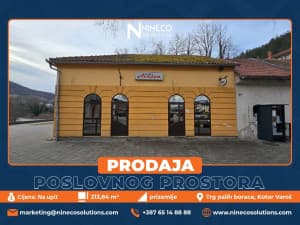 COMMERCIAL SPACE - KOTOR VAROŠ - 213.84 m²
