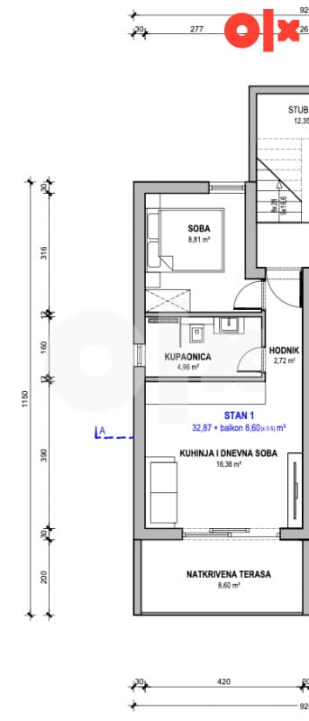 Orebić, new construction, 1S+DB, balcony, parking! Close to the sea! photo 7