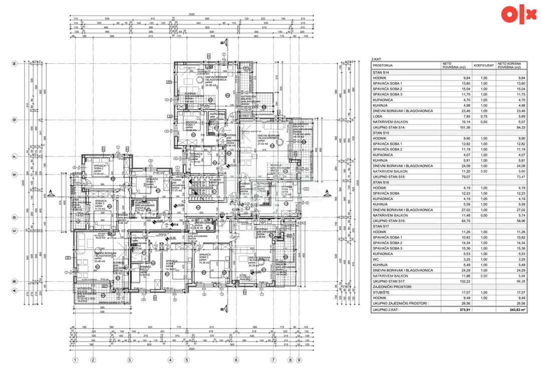 Ciovo, penthouse apartment in a new building with sea view, second floor, 74 m2 photo 18