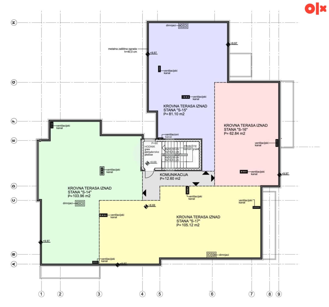 Ciovo, penthouse apartment in a new building with sea view, second floor, 74 m2 photo 19