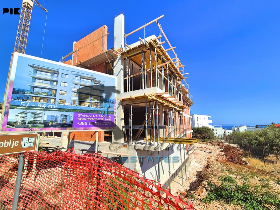 Ciovo, penthouse apartment in a new building with sea view, second floor, 74 m2 photo 6