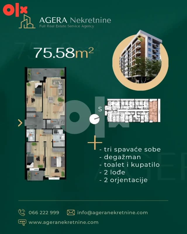 Move-in Ready Comfortable Four-Bedroom Apartment 75m2 Budžak Banja Luka