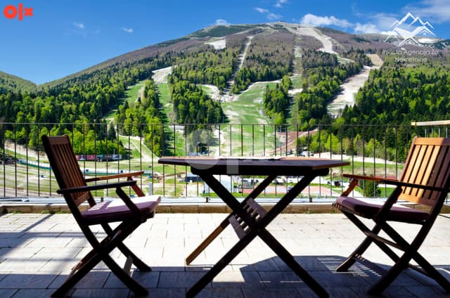 Bjelašnica Apartment 42 m², ski slope view, sunny side