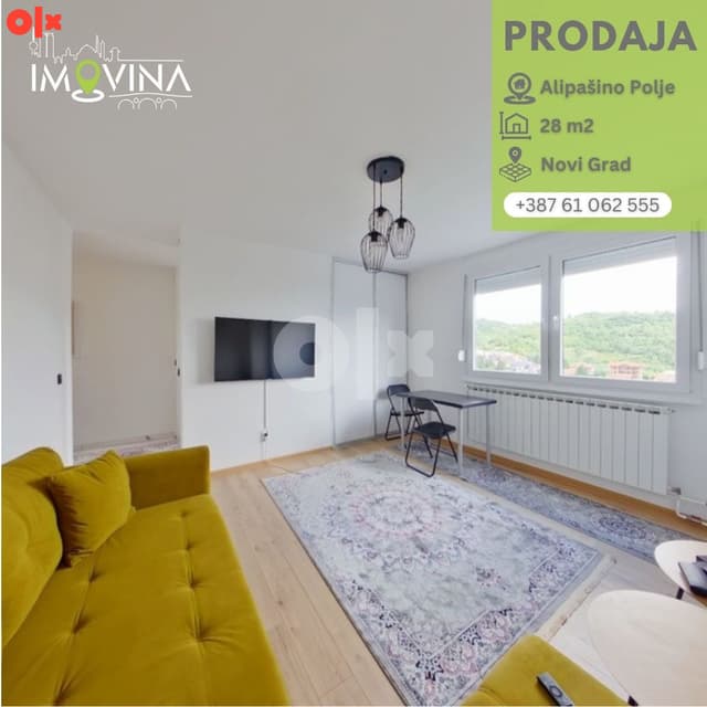 100950 Studio 28m2, Alipašino Polje C-phase