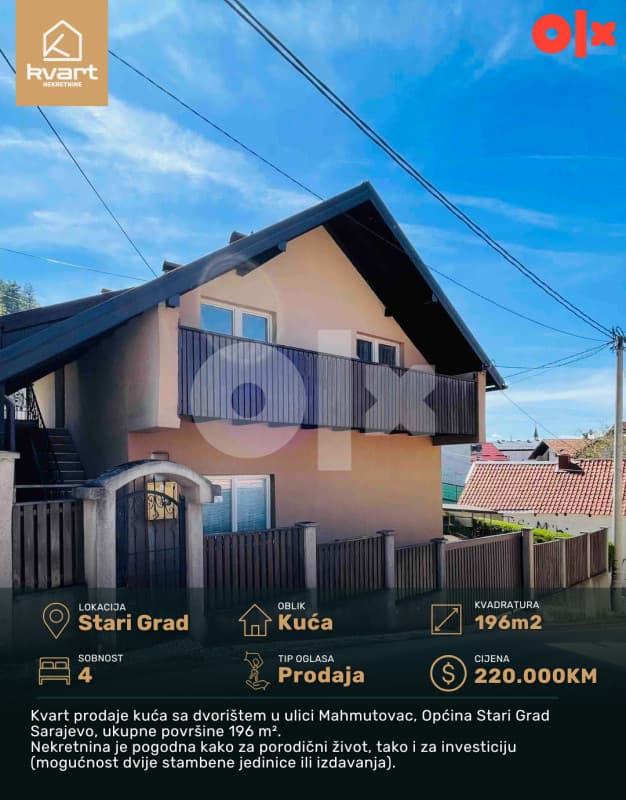 House Sarajevo - Stari Grad 100m2