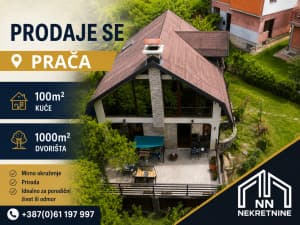 House with yard - Prača