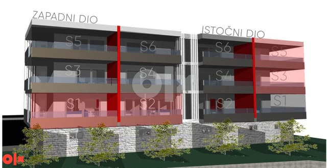 Two-bedroom apartment, Makarska, 80 m², new build photo 3