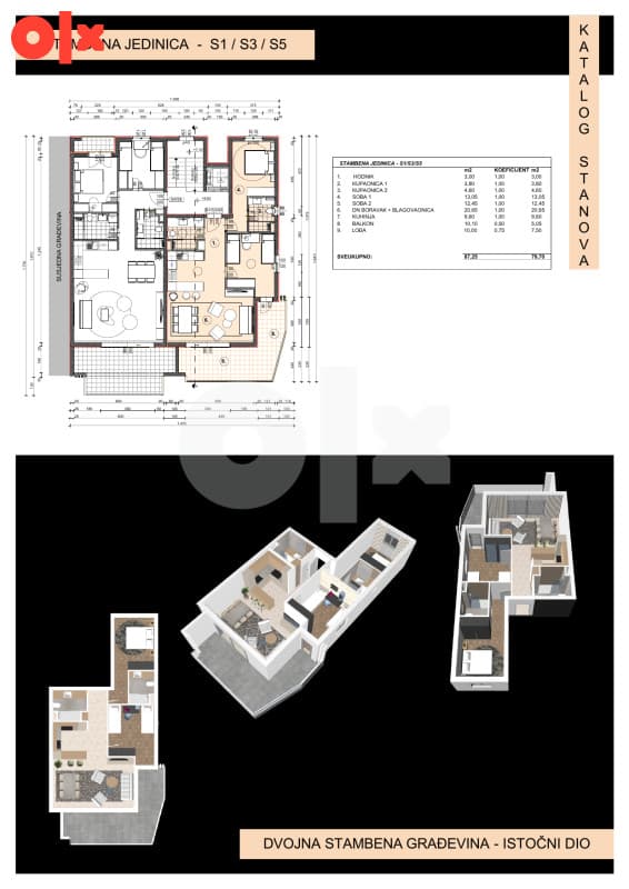 Two-bedroom apartment Makarska 80 m2 new construction photo 4