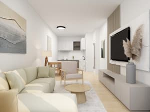 One-bedroom apartment under construction, 47.44 m2, Trebinje