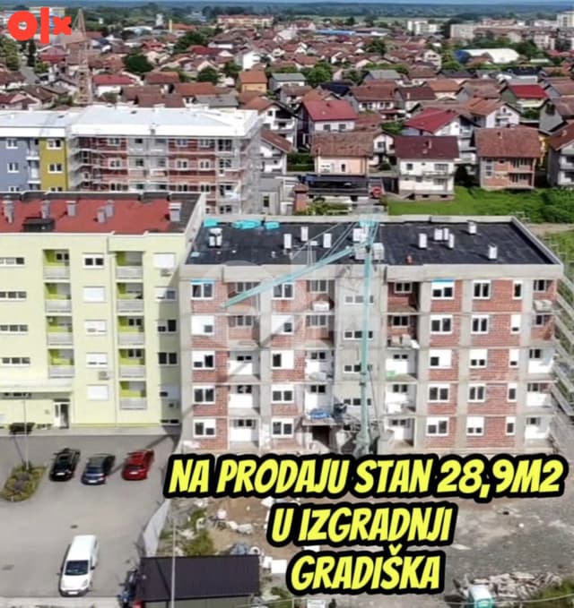 Apartment under construction 28.9 m² - Gradiška