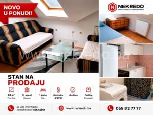 Apartment Doboj 28m2 ON NIKOLA PAŠIĆ STREET