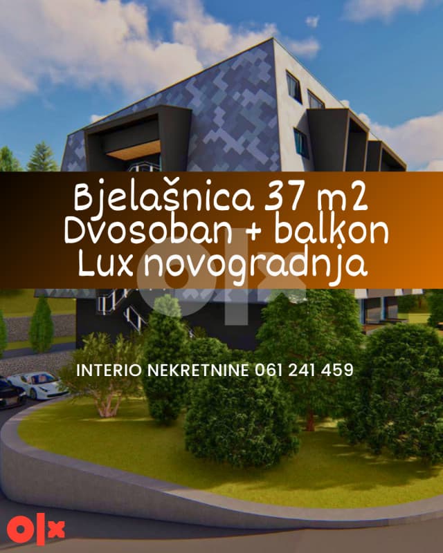 Bjelašnica 37 m2 two-room apartment on the 2nd floor LUX new construction