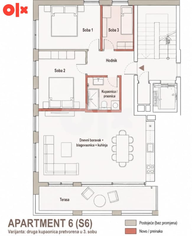 Apartment in Trogir 98m2 with sea view (good car can be included in the price) photo 8