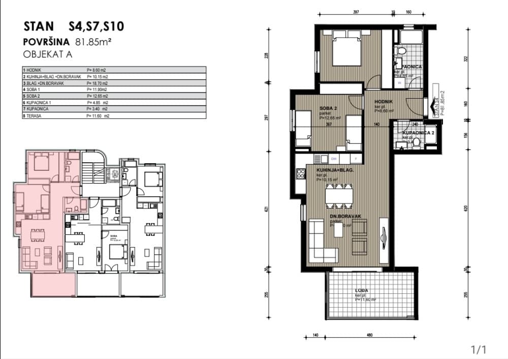 Three-bedroom apartment Živogošće UNDER CONSTRUCTION photo 10