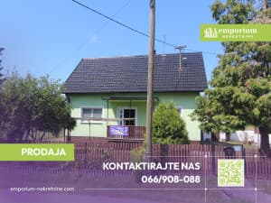 Move-in ready house with an area of 80 m2 and a plot size of 3,478 m2