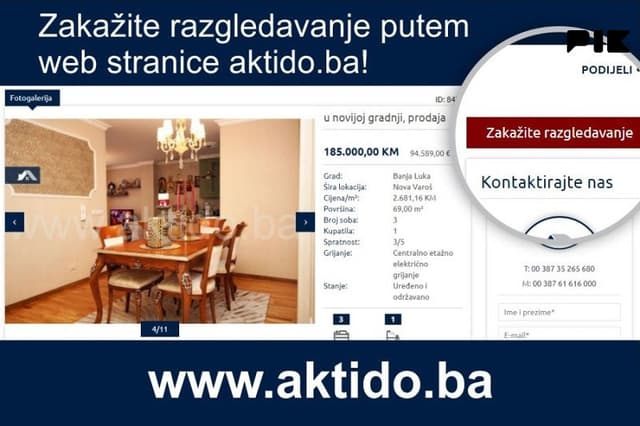 Two-bedroom apartment on the 3rd floor, 50m², Slatina, Tuzla photo 3