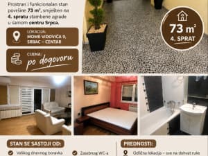 Apartment in the center of Srpska