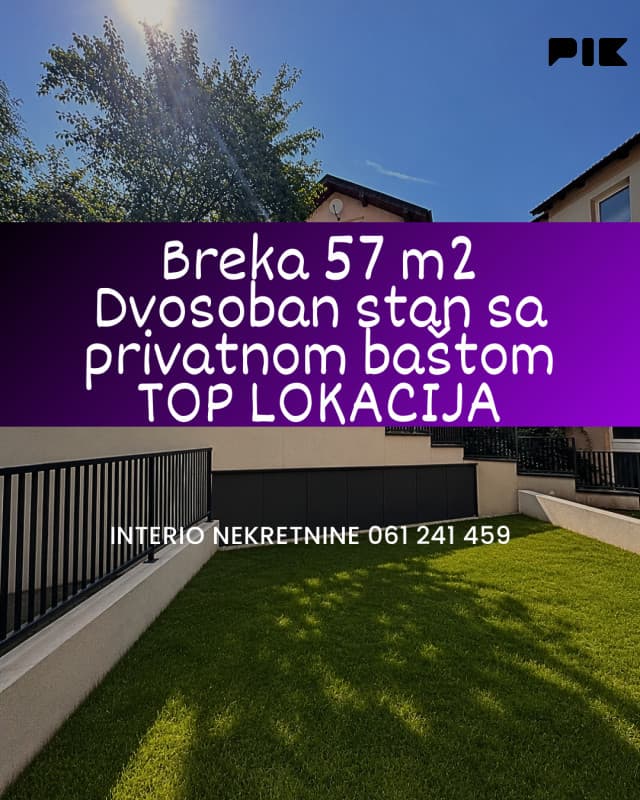 Breka 57 m2 Two-room apartment with private garden Delux