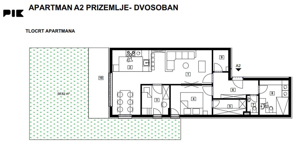 BLACE, SLIVNO dvosoban apartman A2 s vrtom photo 15