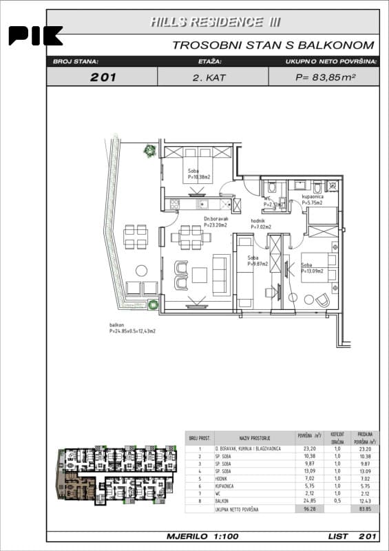 HILLS 3 MAKARSKA - LUXURY APARTMENT UNDER CONSTRUCTION 83.85 m2 photo 24