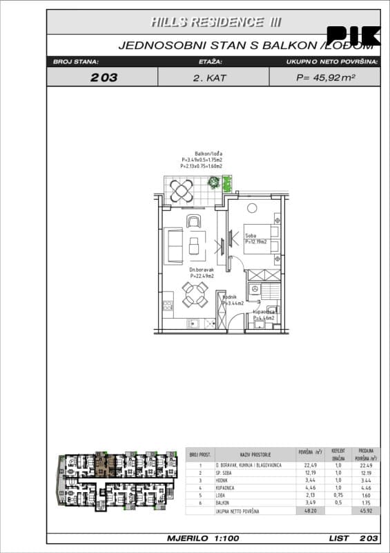 HILLS 3 MAKARSKA - LUXURY APARTMENT UNDER CONSTRUCTION 45,92 m2 photo 24